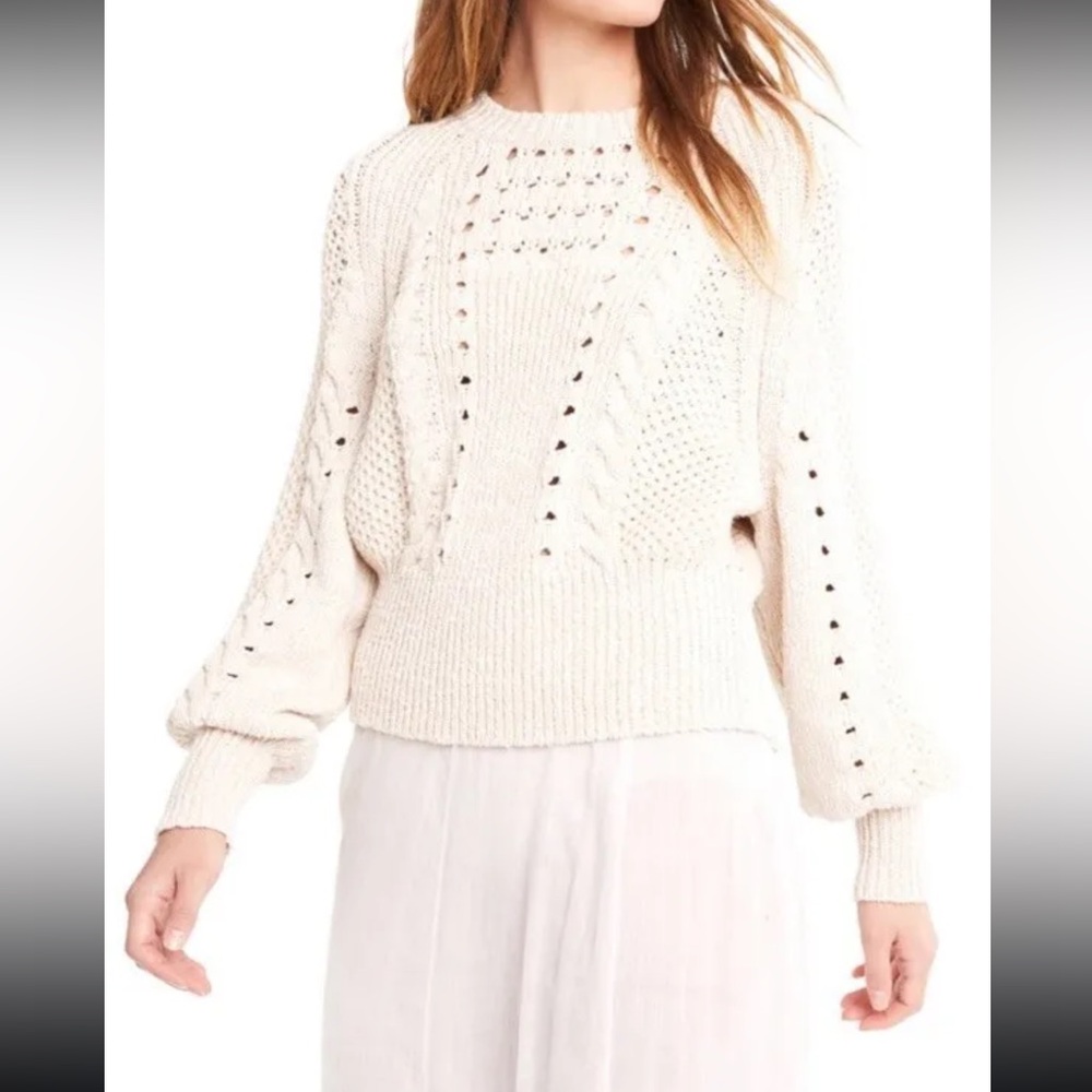 Wildfox Lace Up Back Knit Sweater